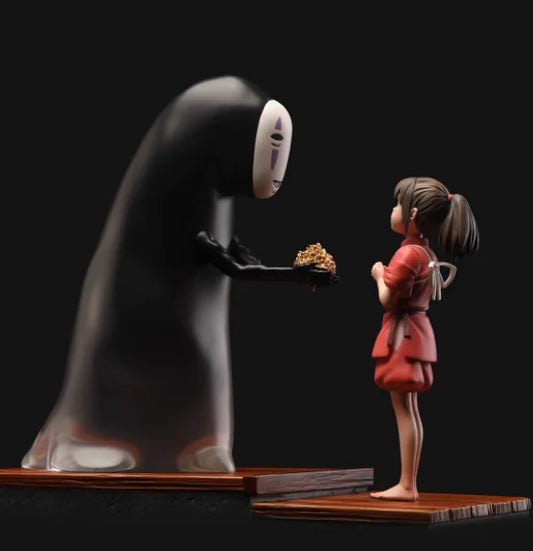 Ghibli Figures - Spirited Away Chihiro & No-Face (One)